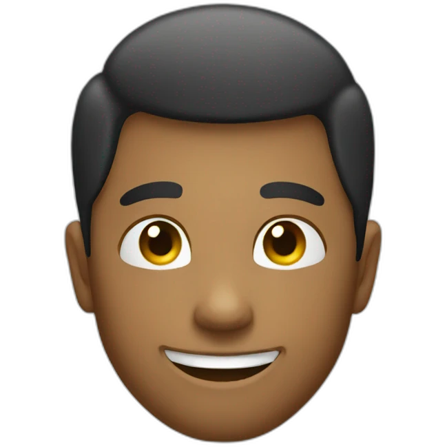Smile round emoji emoji