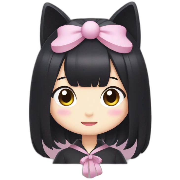 Kuromi Sanrio emoji