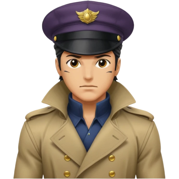 Jotaro from jojo emoji