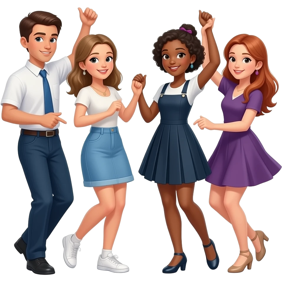 high school dance emoji