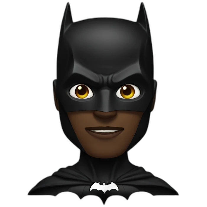 Black batman emoji