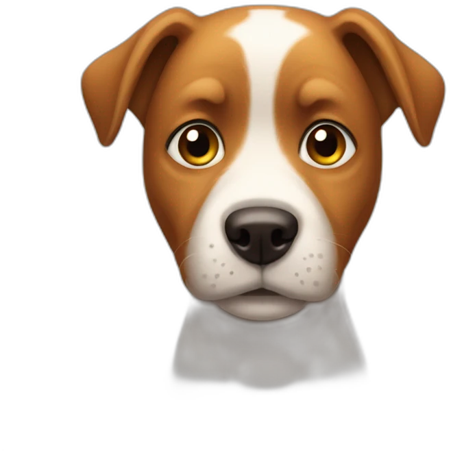 shy-dog emoji