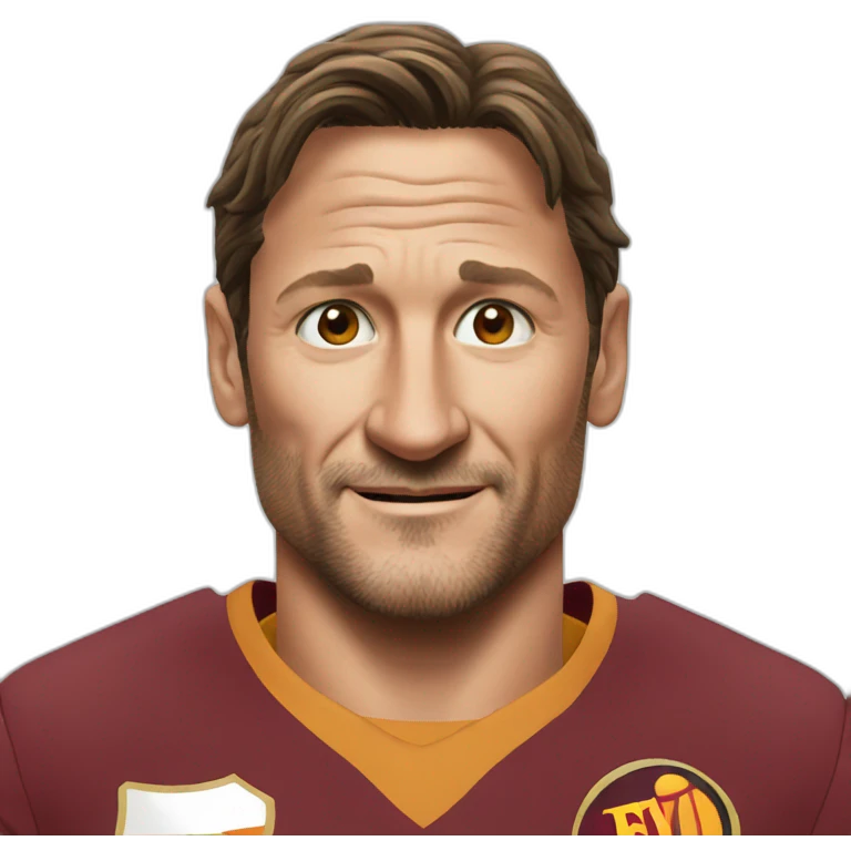 Totti gives a thumbs emoji