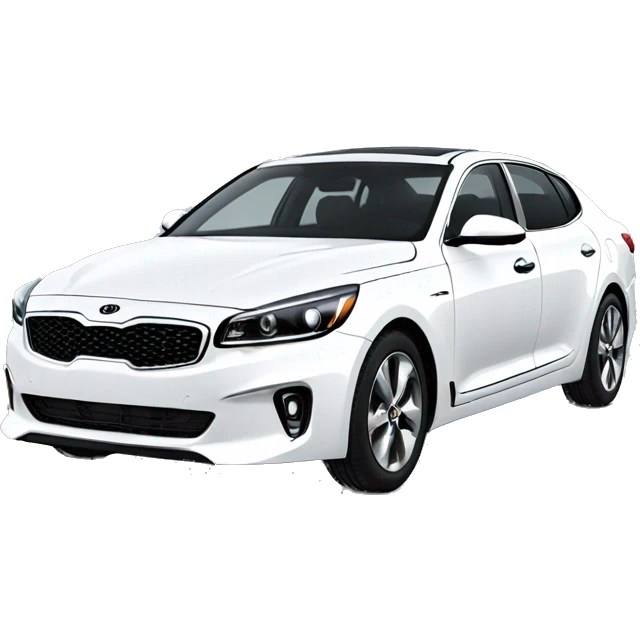 white Kia K5 2025 emoji