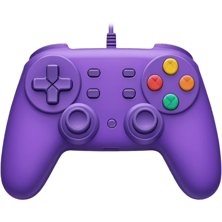 purple gaming controller emoji