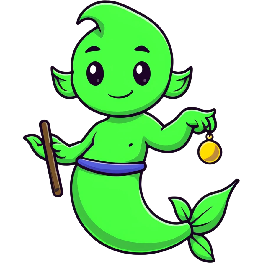 green genie emoji