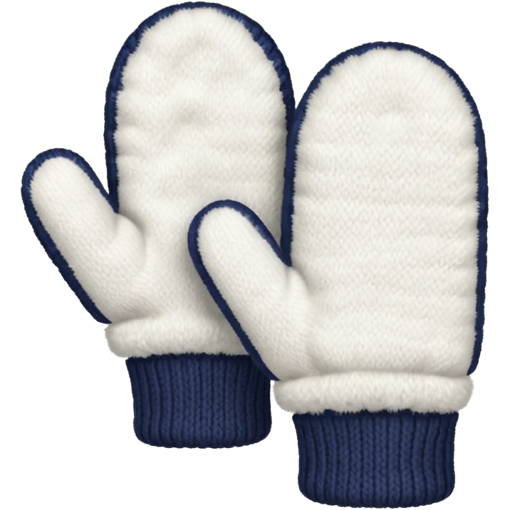 A white mittens emoji