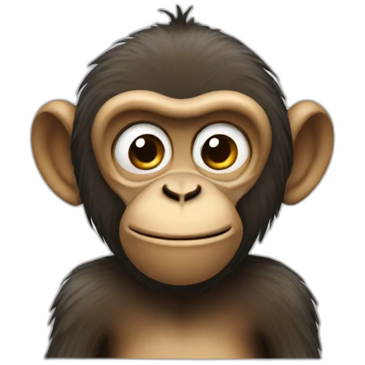 Silly monke emoji