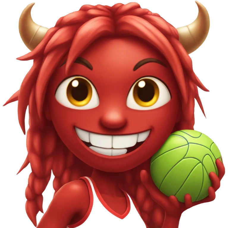 Netball devil emoji