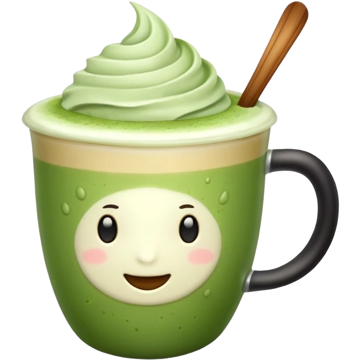 Matcha latte  emoji