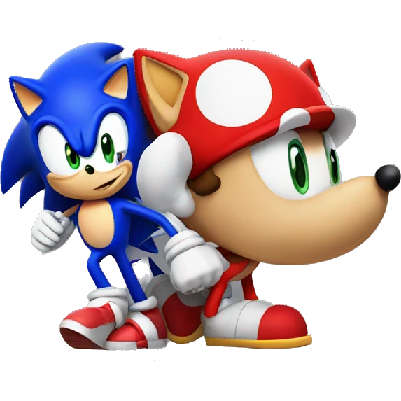 Sonic + mario emoji