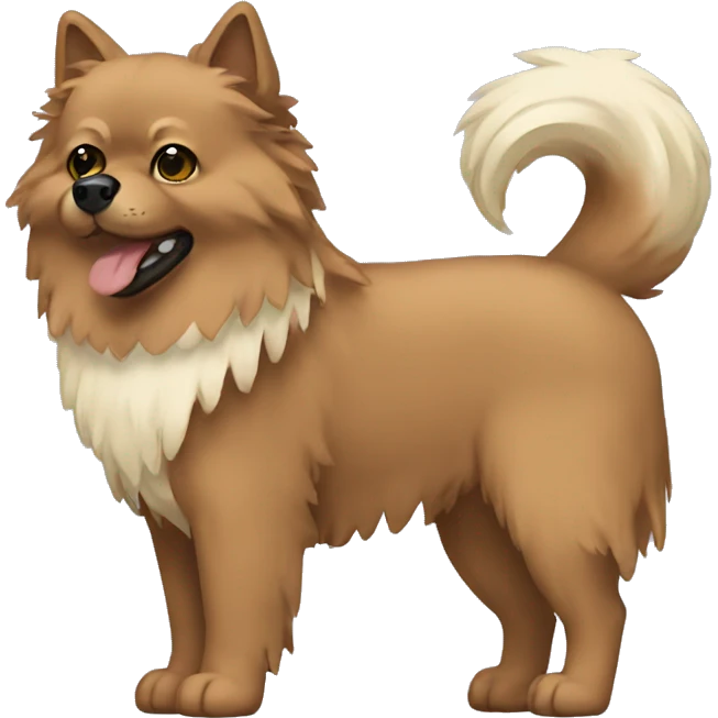 Zwergspitz pixel art emoji