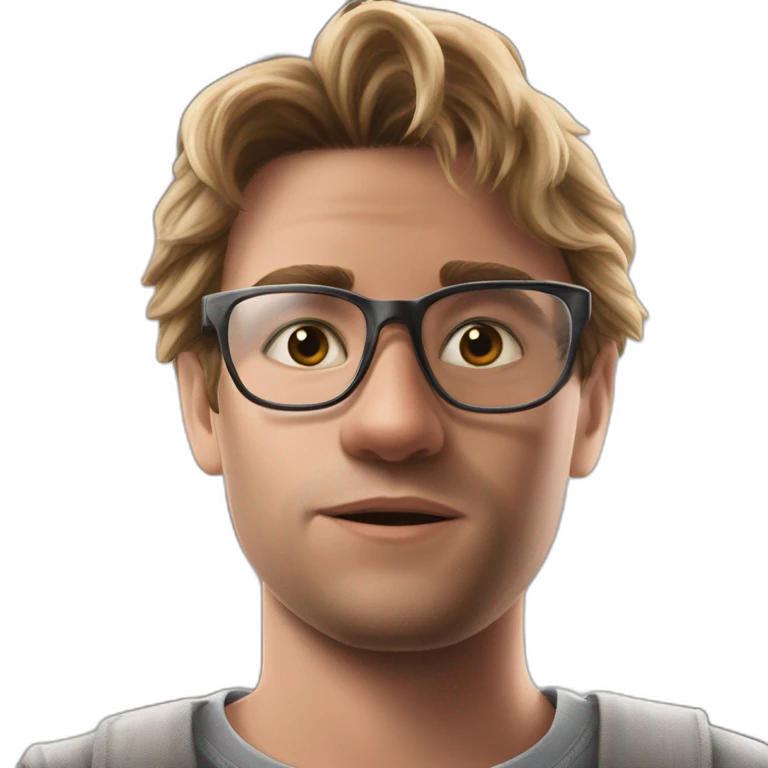focused boy in glasses emoji