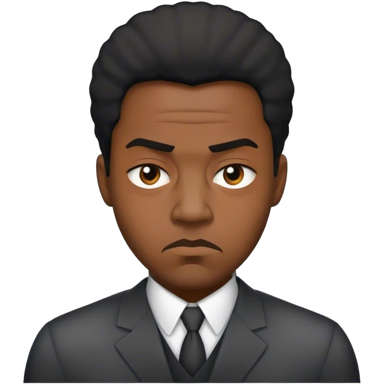 Gangsta black  emoji