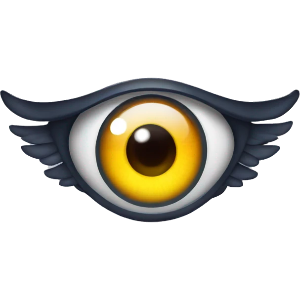 eye with wings and rings  emoji