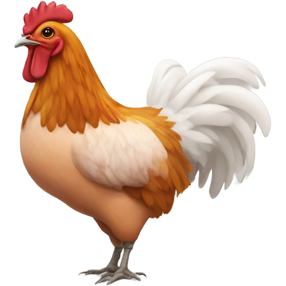 pollo rosa emoji