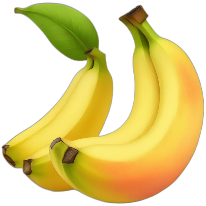 Banana and peach emoji