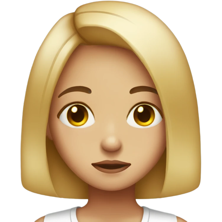 girl looking sad with a bandaid on her eye emoji