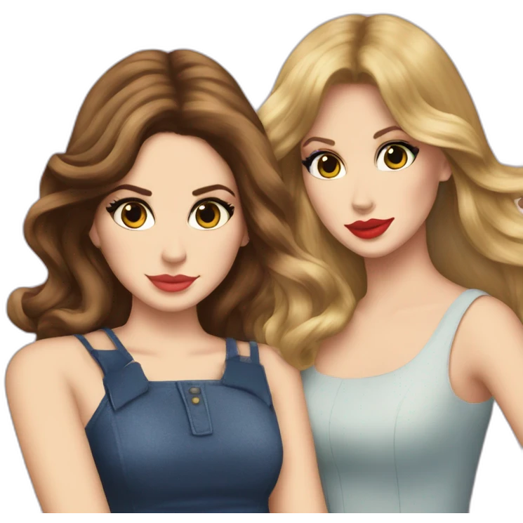 Lana del Rey & Taylor swift best fruends emoji
