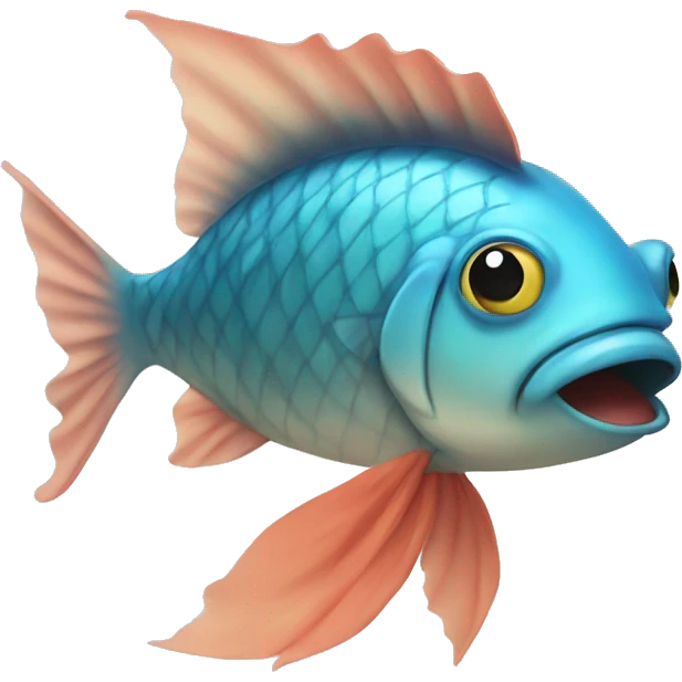 Fish with tutu emoji
