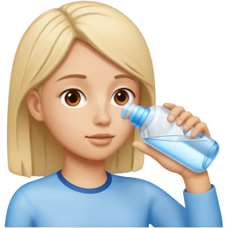 drinking water emoji