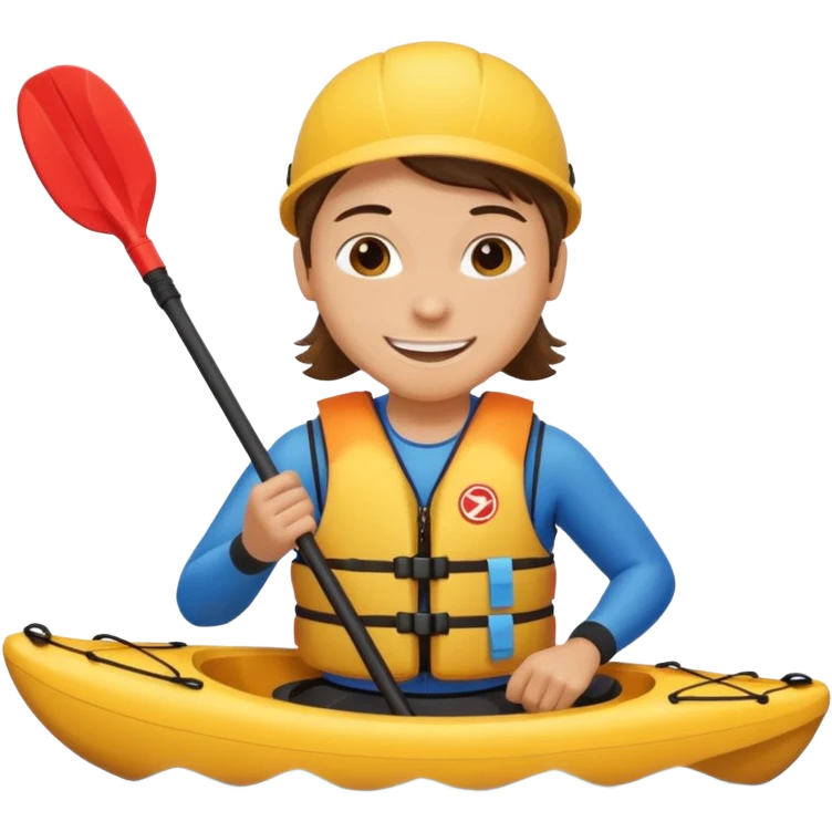 Kayaking emoji