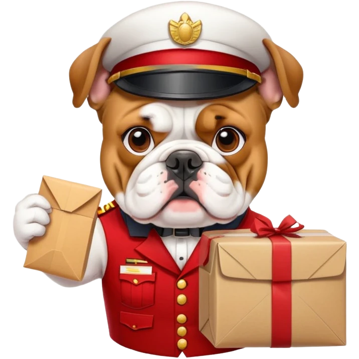 bulldog ingles postman emoji