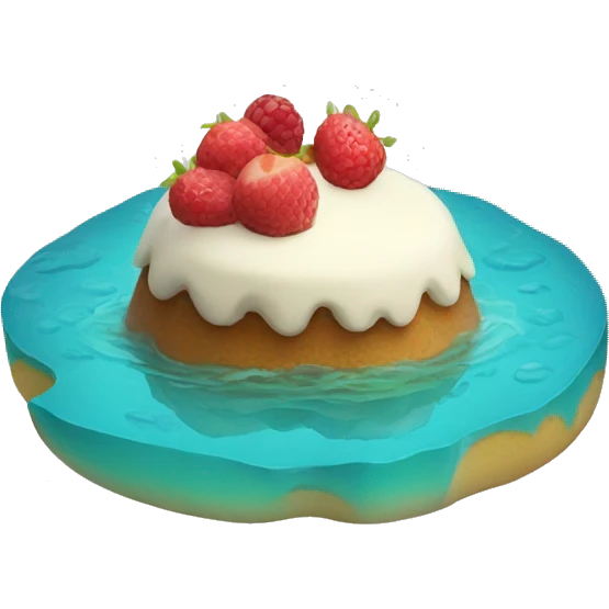 dessert île flottante emoji