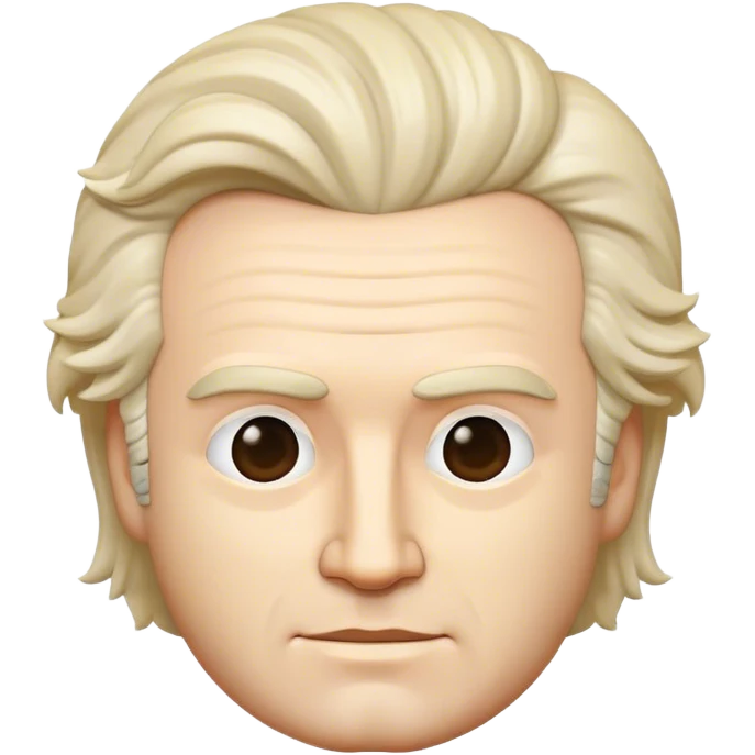 Cinematic Realistic Beethoven Pop Culture Emoji, featuring an evocative portrayal of the legendary composer rendered with delicate textures and emotive lighting. emoji