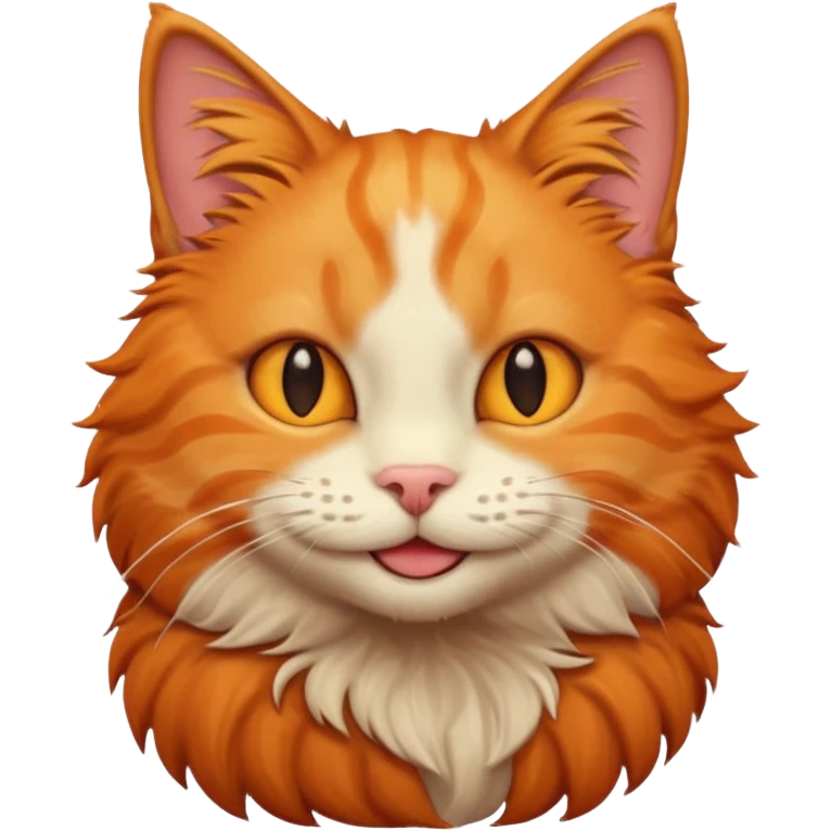 A smile meowing emoji