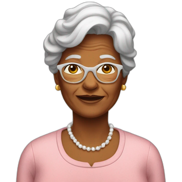 Une grand mère  emoji