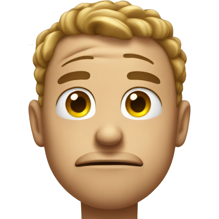 Nervous and sweaty emoji
