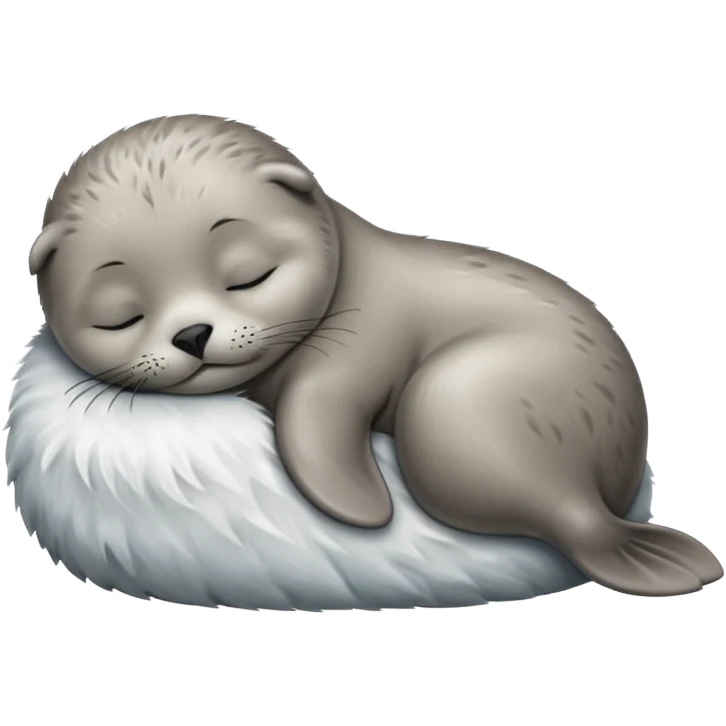 baby Seal sleeping emoji