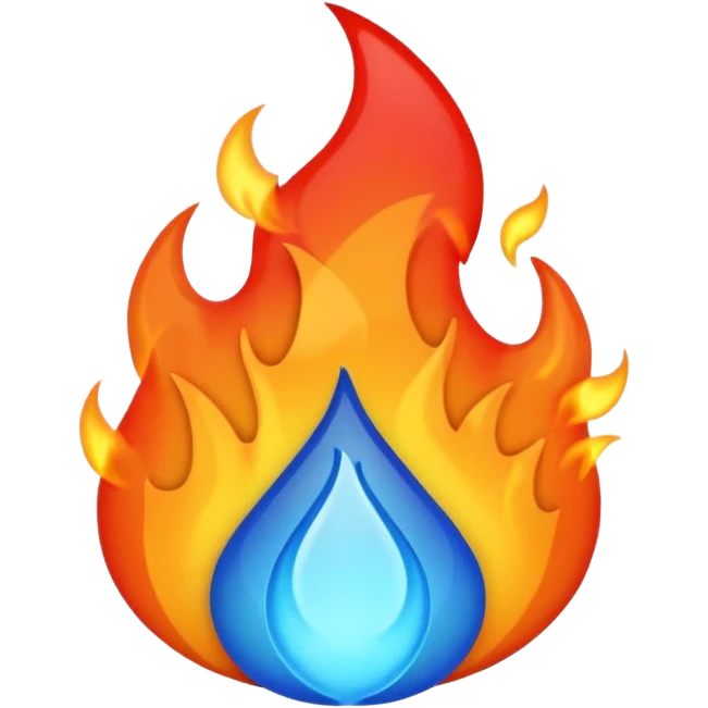 ❤️‍🔥💙 emoji