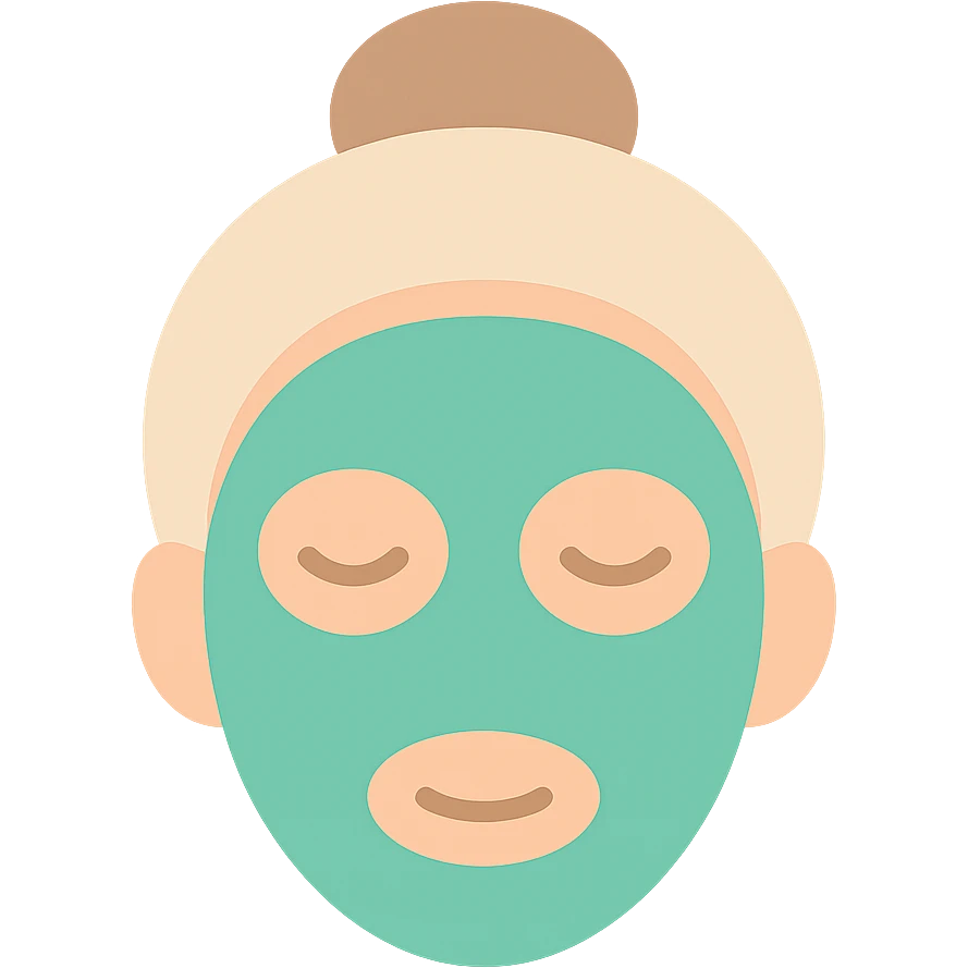 beauty face mask emoji