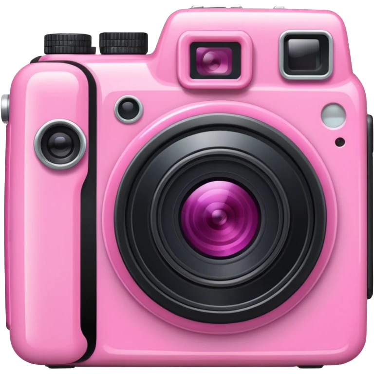 pink camera emoji