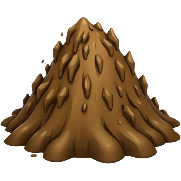 mud without human emoji
