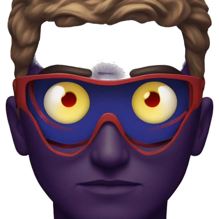 homelander with laser red eyes emoji