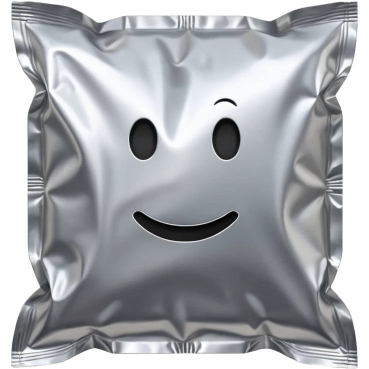 foil square condom wrapper  emoji