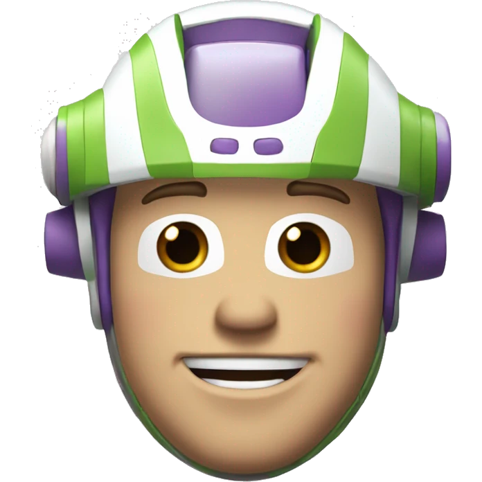 head shot of buzz lightyear emoji