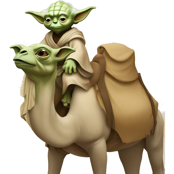 yoda on camel emoji