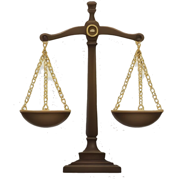 Simple Libra scale emoji