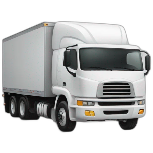 Truck with tracking system emoji