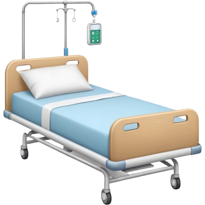 hospital bed from top angle emoji