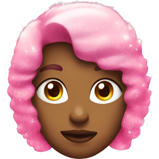 Three pink sparkles  emoji