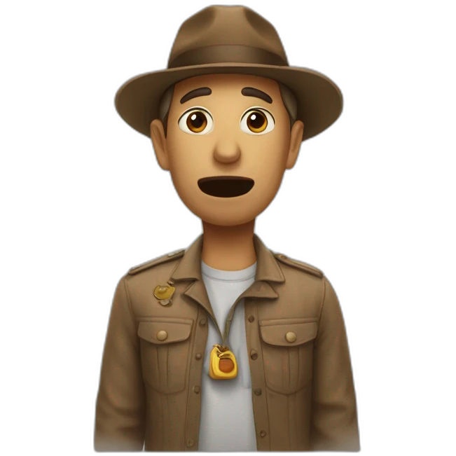Un caca qui réfléchit emoji