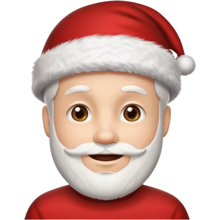 man with santa cap no beard  emoji