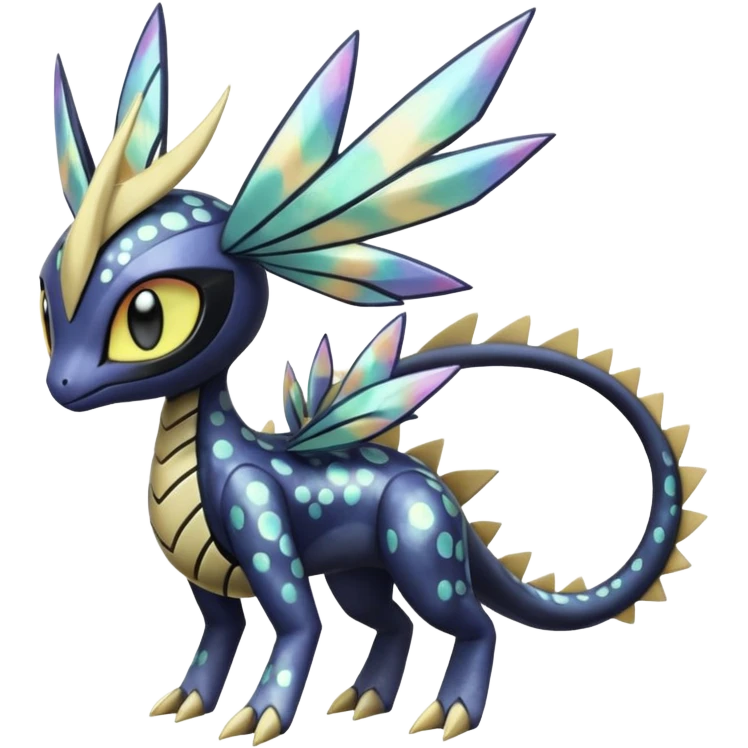 zig-zag-patterned hot spotted Meloetta-Dialga-Giratina-Noibat-Pokémon-Fakémon-fusion-hybrid-creature emoji