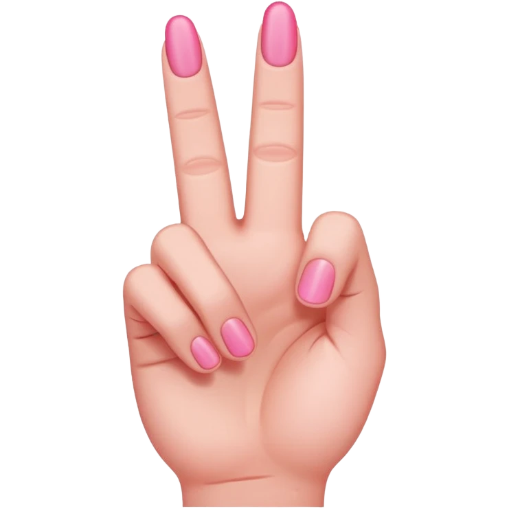 pink middle finger emoji