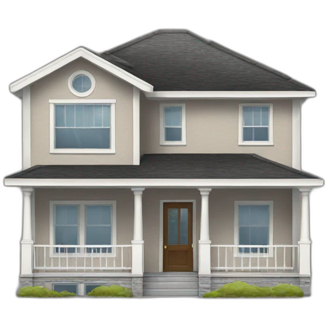 Duplex house exterior structure emoji